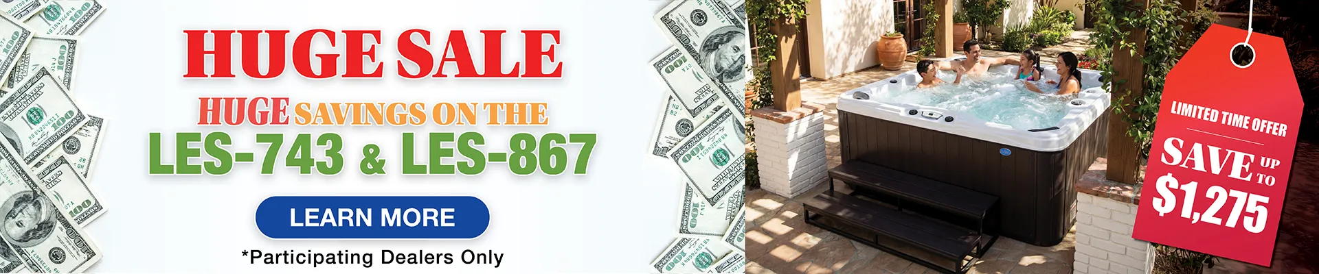 Calspas hot tub being used in a family setting - Dear Born Heights